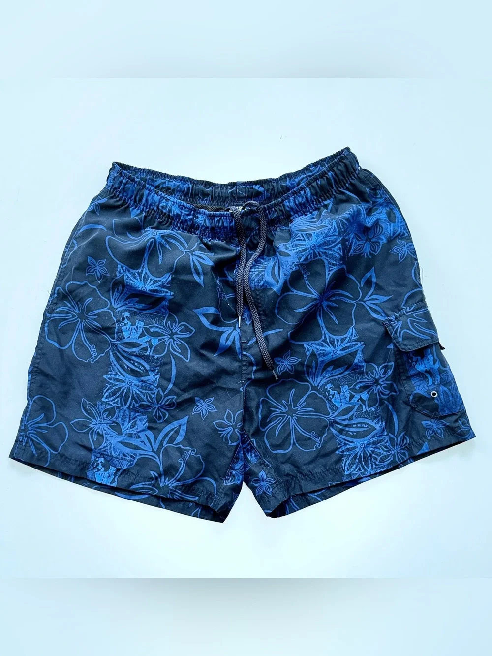 Vtg Mens Big Dogs Size Medium Swim Trunks